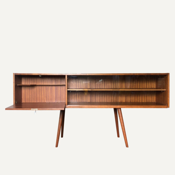 sideboard konsola barek witryna vintage prl