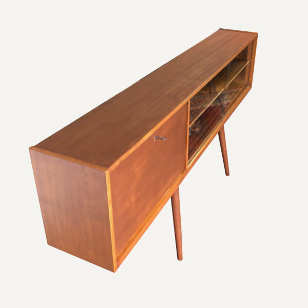 sideboard konsola barek witryna vintage prl