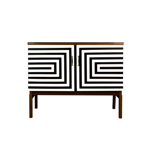 komoda cabinet vintage prl