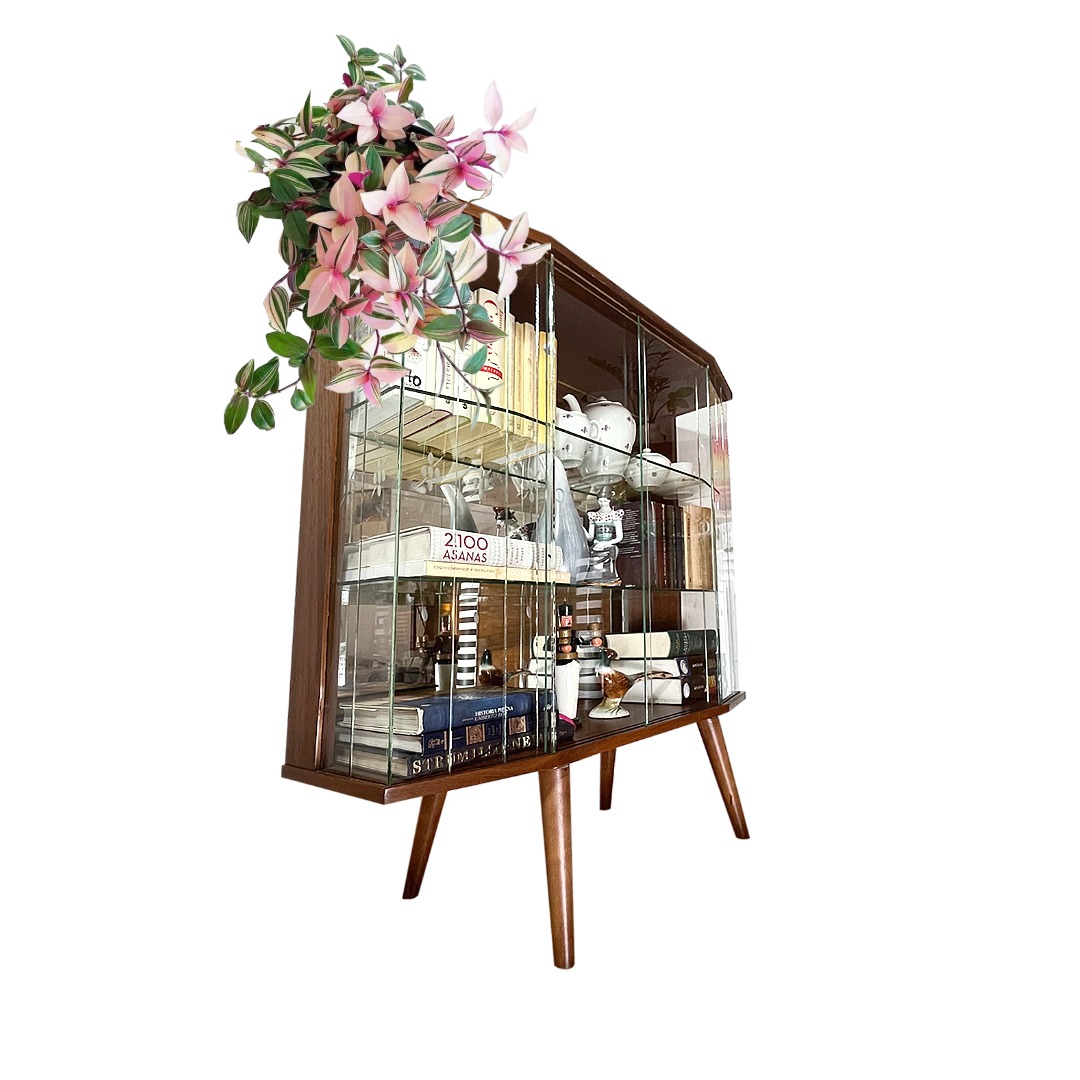 witryna serwantka vintage prl