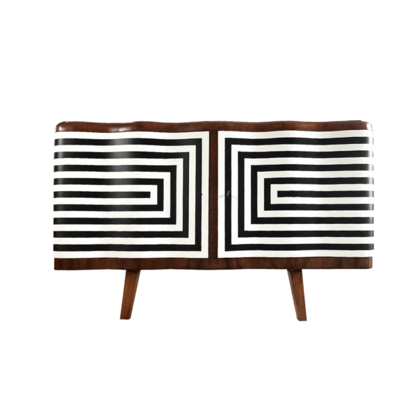sideboard komoda vintage prl op art