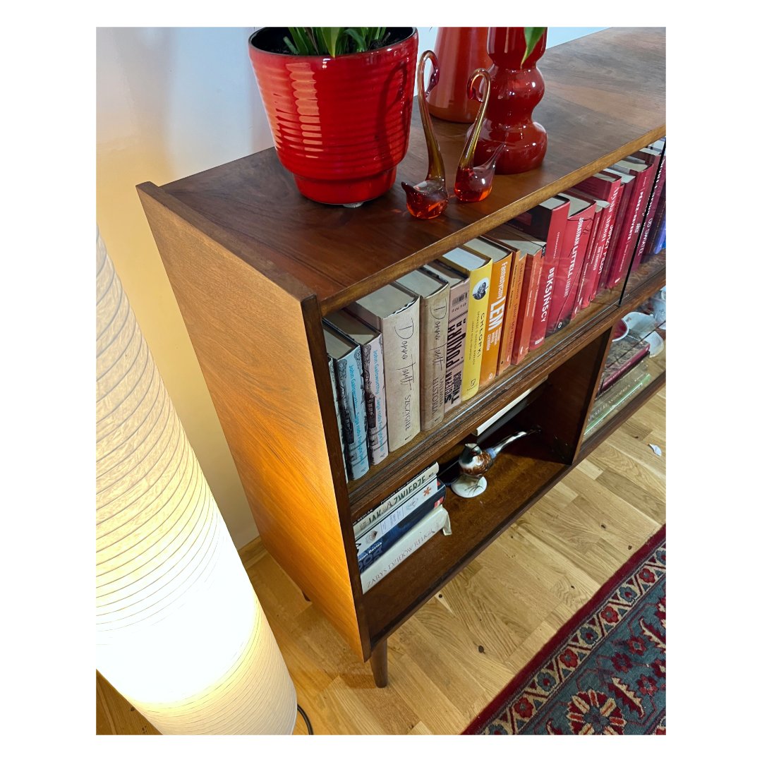 biblioteczka witryna vintage prl lata 60te - Image 7