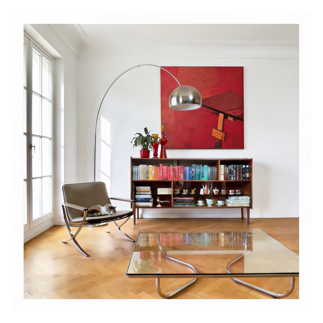 biblioteczka witryna vintage prl lata 60te - Image 5