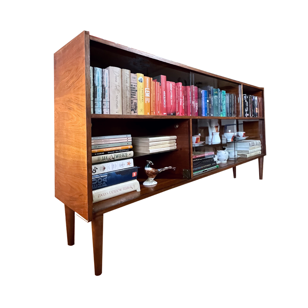 biblioteczka witryna vintage prl lata 60te - Image 2