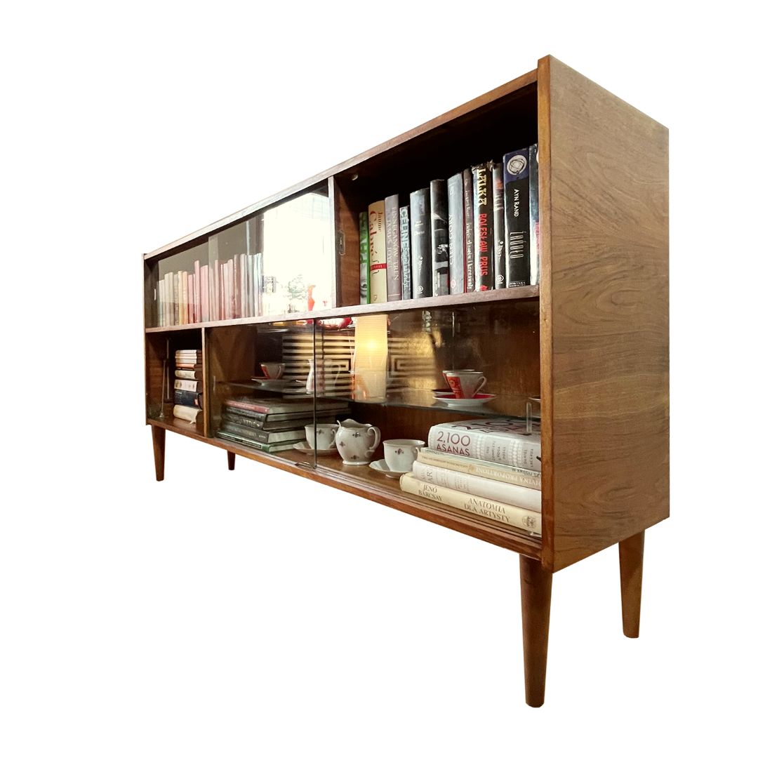 biblioteczka witryna vintage prl lata 60te - Image 3