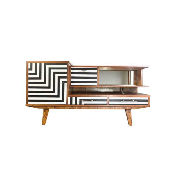 sideboard vintage op art midcentury modern