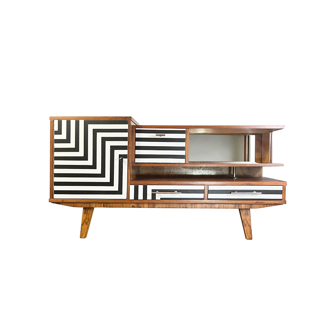 sideboard vintage op art midcentury modern